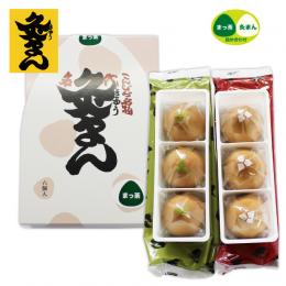 【6～8月限定品】　お薄茶まん+灸まん　詰合せ