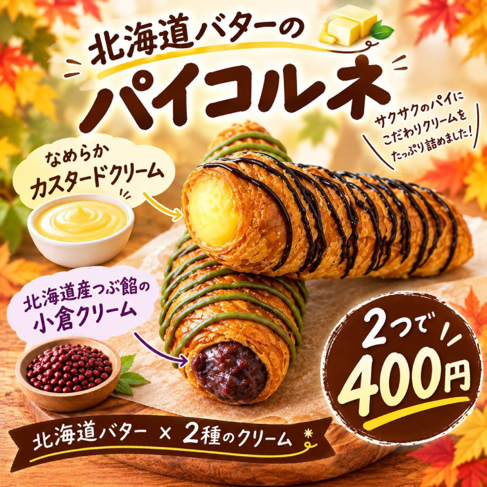 サクサクパイコルネ